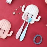 Kitchen Cleaning Supplies ! Bathroom Hanging Type Toothbrush Holder Large Caddy Storage Organizer Bath Home Rack, Include 1*Toothbrush Holder Wall Mount D