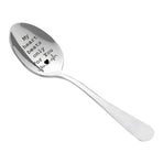 Tableware  Engraved Spoon Wonderful Present for Lover Couple and Girlfriend Boyfriend Tableware Coffee Spoons with Engraving B