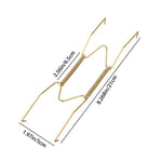 Hooks ! Dish Display Plate Hangers 10 Pack Stainless Steel Decorative Wire Plate Hanger Holders in Spring Hook Holder Hanging Wire for Decorative Plates and Art Gold