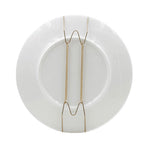 Hooks ! Dish Display Plate Hangers 10 Pack Stainless Steel Decorative Wire Plate Hanger Holders in Spring Hook Holder Hanging Wire for Decorative Plates and Art Gold