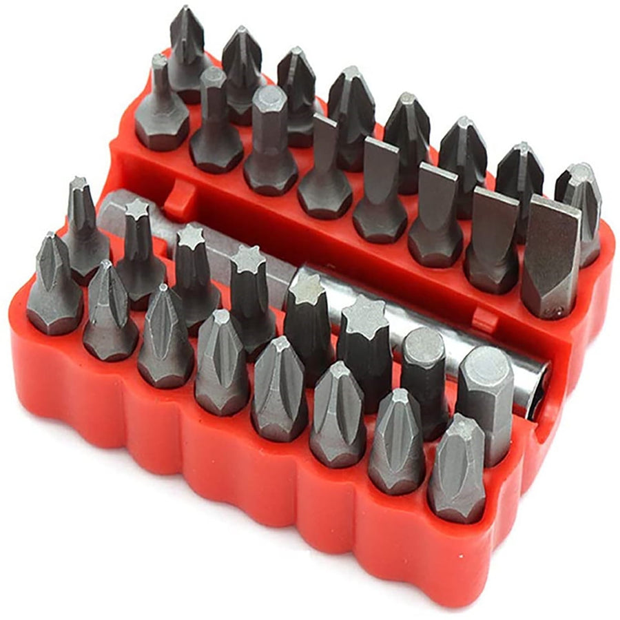 Drill, Drill Bit Promotion, Electric Screwdriver Combination Suit Hexagonal Slotted Opening Various Styles Multi Size Screwdriver 33 Pieces Set A