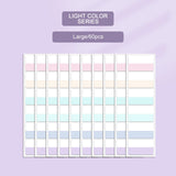 Back to School Supplies,Classroom SuppliesLarge Size Label Sticker, Stickers Labels Stickers Convenience Stickers Marking Paper Color Stickers (Include: 1 Pack of Sticky Notes) A - 45-Degree Angle