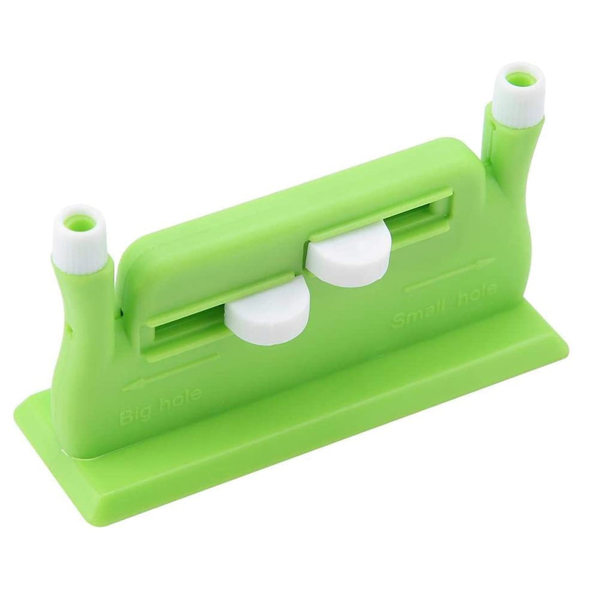 Hand‑Held Plastic Needle Threader Tool, Automatic Threading Aid Device for Elderly Sewing Lovers, Green