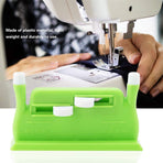 Hand‑Held Plastic Needle Threader Tool, Automatic Threading Aid Device for Elderly Sewing Lovers, Green