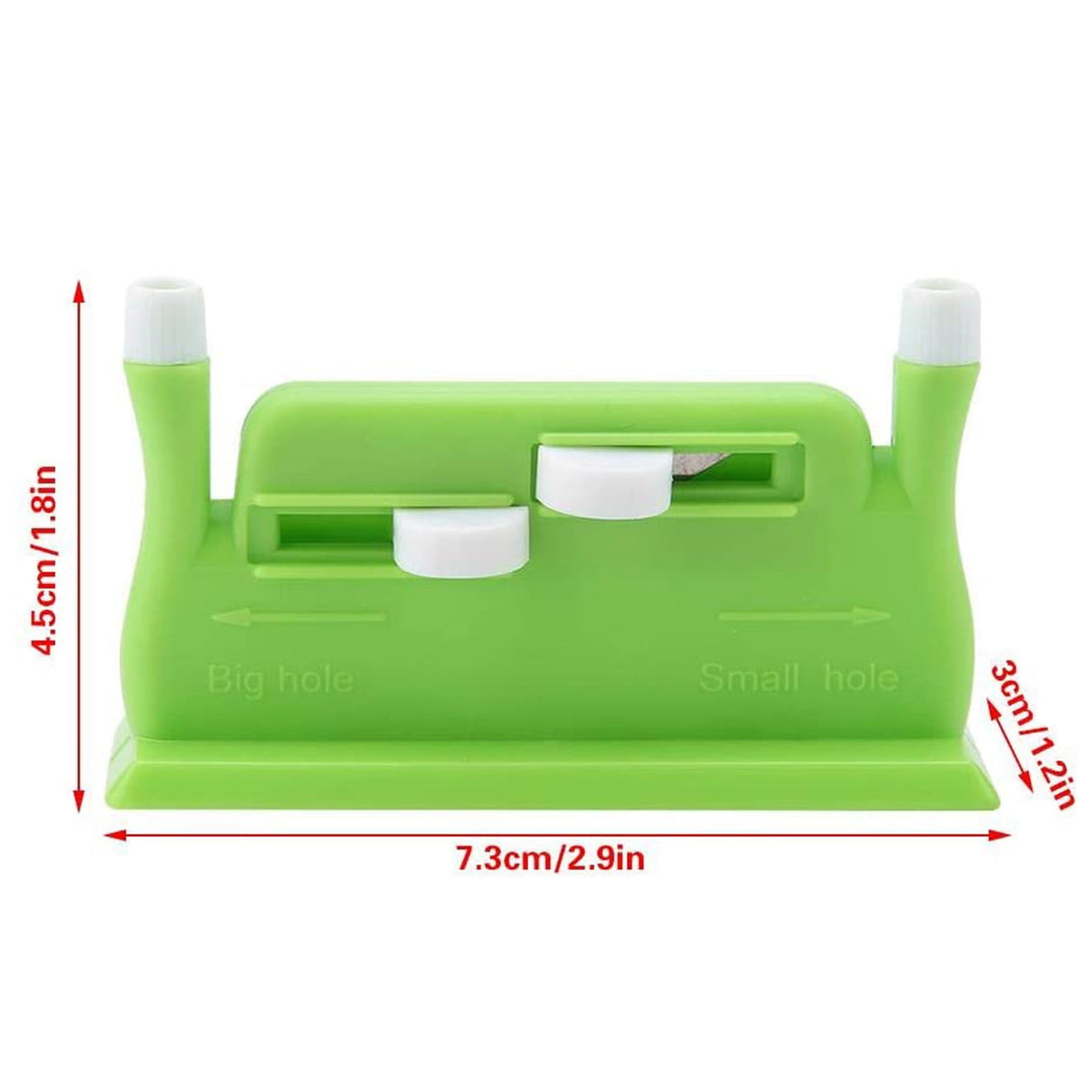 Hand‑Held Plastic Needle Threader Tool, Automatic Threading Aid Device for Elderly Sewing Lovers, Green