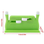 Hand‑Held Plastic Needle Threader Tool, Automatic Threading Aid Device for Elderly Sewing Lovers, Green