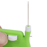 Hand‑Held Plastic Needle Threader Tool, Automatic Threading Aid Device for Elderly Sewing Lovers, Green