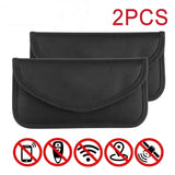 Faraday Bags for Phones, Cell Phone Signal Blocking Bag, RFID Phone Case,Faraday Bag for Phone & Key Fob(2 Pack)