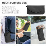 Faraday Bags for Phones, Cell Phone Signal Blocking Bag, RFID Phone Case,Faraday Bag for Phone & Key Fob(2 Pack) - 45-Degree Angle