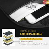 Faraday Bags for Phones, Cell Phone Signal Blocking Bag, RFID Phone Case,Faraday Bag for Phone & Key Fob(2 Pack) - Rear View