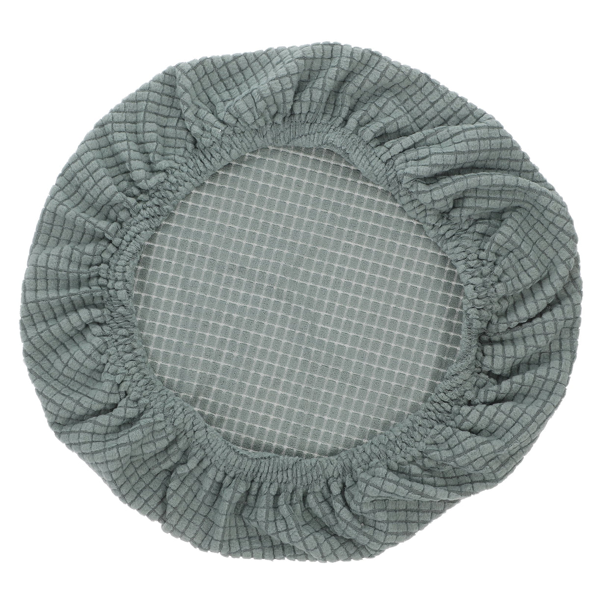 Bar Stool Covers Stretchy Round Chair Covers Slipcover Washable Stool Cushion Elastic Bar Chair Covers Grey 1.60X1.50X1.50CM Green