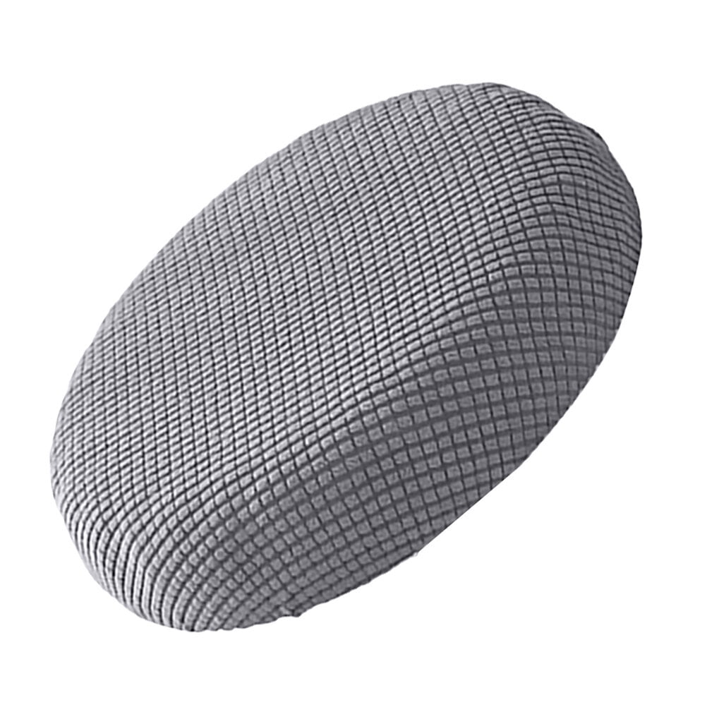 Bar Stool Covers Stretchy Round Chair Covers Slipcover Washable Stool Cushion Elastic Bar Chair Covers 2.50X1.50X1.00CM Grey