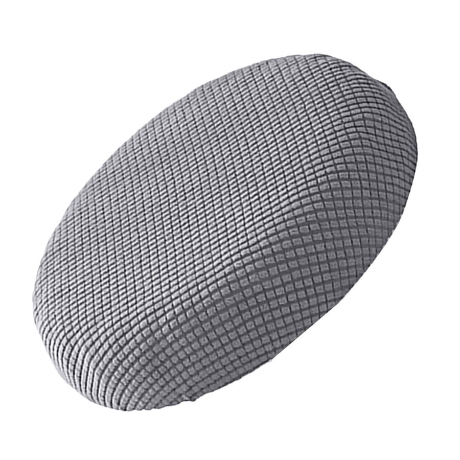 Bar Stool Covers Stretchy Round Chair Covers Slipcover Washable Stool Cushion Elastic Bar Chair Covers 2.50X1.50X1.00CM Grey