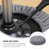 Bar Stool Covers Stretchy Round Chair Covers Slipcover Washable Stool Cushion Elastic Bar Chair Covers 2.50X1.50X1.00CM Grey