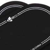 2Pcs Bass Drum Patch Double Drum Pedal Patches Drum Pads Sticker for Drum Percussion Accessories 9.20X4.20X3.90CM Black - Front View