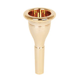 Tuba Brass Tuba Great Gift for Tuba Replacement Tuba Parts 13. 3mm Musical Instrument Tuba Accessory 17.60X15.30X5.00CM Golden
