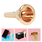Tuba Brass Tuba Great Gift for Tuba Replacement Tuba Parts 13. 3mm Musical Instrument Tuba Accessory 17.60X15.30X5.00CM Golden