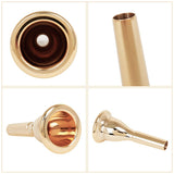 Tuba Brass Tuba Great Gift for Tuba Replacement Tuba Parts 13. 3mm Musical Instrument Tuba Accessory 17.60X15.30X5.00CM Golden - Extra Image