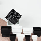 Planter Resin Black For Family 1Pc 4.7X4.4In 12X11.1CM Black
