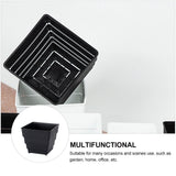 Planter Resin Black For Family 1Pc 4.7X4.4In 12X11.1CM Black