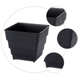 Planter Resin Black For Family 1Pc 4.7X4.4In 12X11.1CM Black - Extra Image