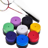 Tennis Racket Grip Tape Sticky Fabric 10Pack 1In 10pcs Assorted Color