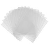 12pcs Blank Transparent Stencil DIY Square Template Blank Stencil Material for Home Shop Size 1 Transparent