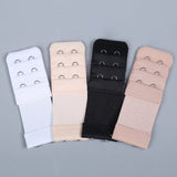 Bra Extension Buckle Polyester 6Pcs 3In Size 3 Beige