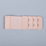 Bra Extension Buckle Polyester 6Pcs 3In Size 3 Beige