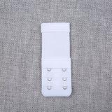 Bra Extension Buckle Polyester 6Pcs 3In Size 4 White - Extra Image