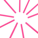 Worgeous Bike Wheel Spoke Reflector for Night Safety Universal Design Reusable Plastic Yellow 1 Set 23.3X0.4X0.4CM Pink