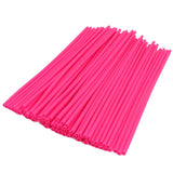 Worgeous Bike Wheel Spoke Reflector for Night Safety Universal Design Reusable Plastic Yellow 1 Set 23.3X0.4X0.4CM Red