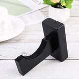 Baseball Bat Display Hanger Wall Mounted Horizontal Baseball Bat Holder Hockey Wall Container for Home Office M Black - Top-Down View