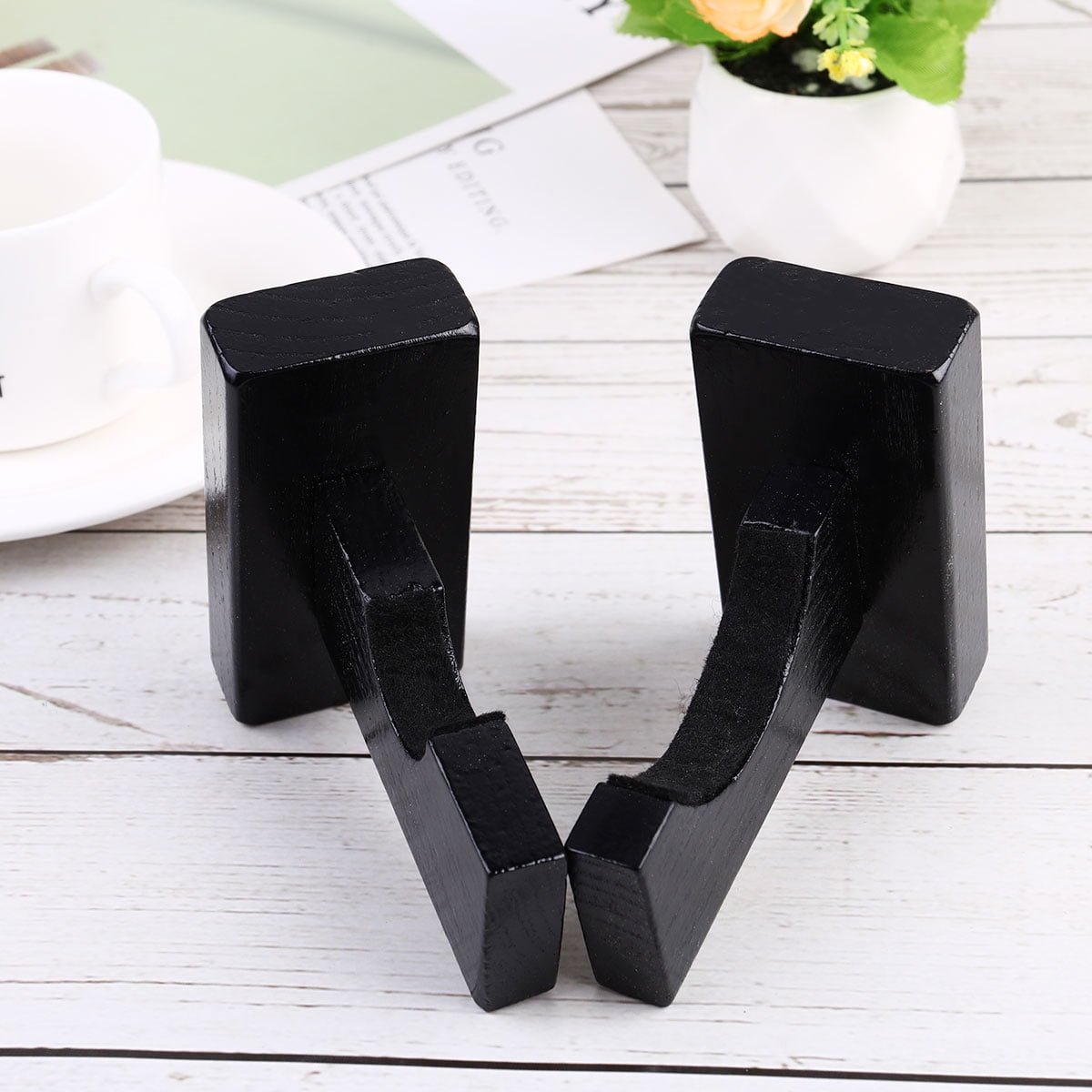 Baseball Bat Display Hanger Wall Mounted Horizontal Baseball Bat Holder Hockey Wall Container for Home Office M Black