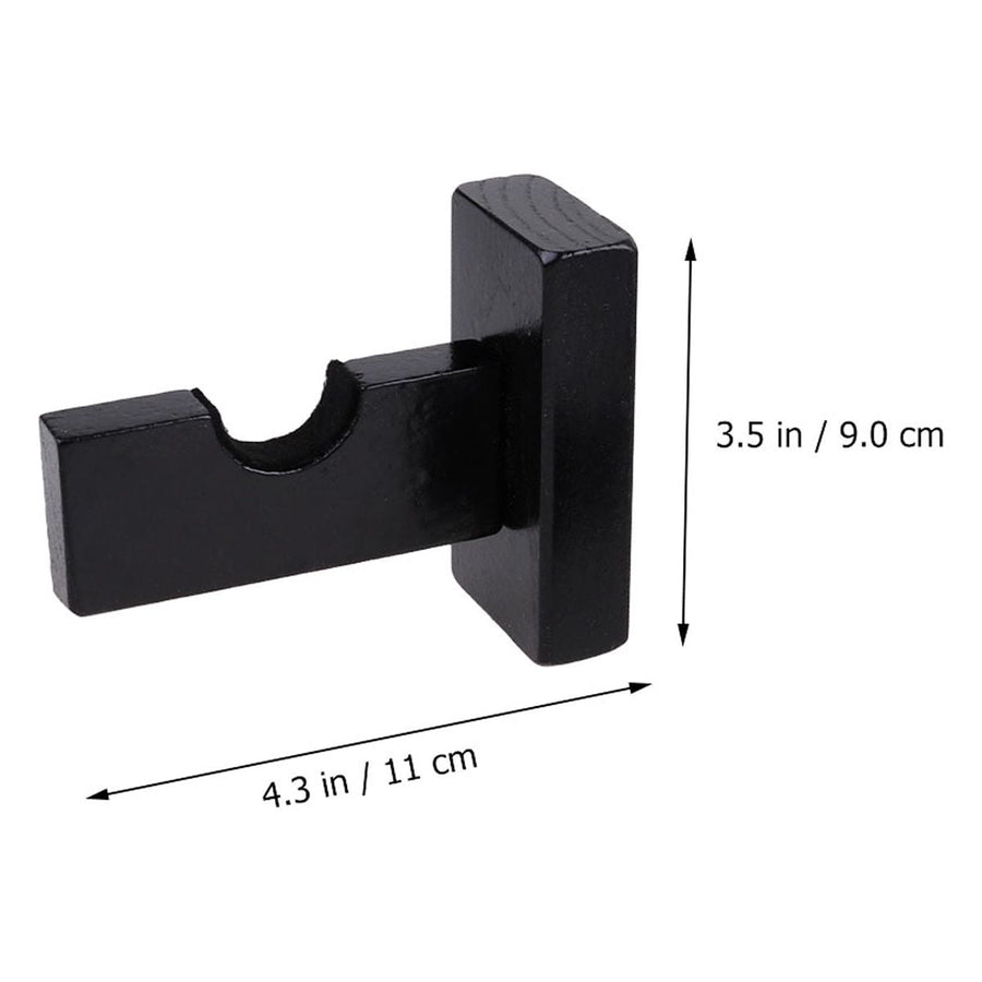 Baseball Bat Display Hanger Wall Mounted Horizontal Baseball Bat Holder Hockey Wall Container for Home Office M Black