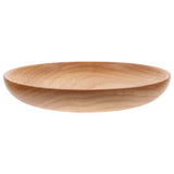 Flat Wooden Dinner Plate Beige For Wedding 1Pcs 4.9In 12.50X12.50X2.00CM Beige - Front View