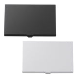 Aluminum Alloy Business Card Case 2Pcs 3.6x2.3x0.3In 9.20X5.80X0.70CM Assorted Color