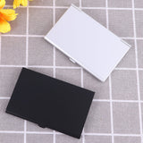 Aluminum Alloy Business Card Case 2Pcs 3.6x2.3x0.3In 9.20X5.80X0.70CM Assorted Color - Close-Up Angle
