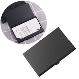 Aluminum Alloy Business Card Case 2Pcs 3.6x2.3x0.3In 9.20X5.80X0.70CM Assorted Color - Extra Image