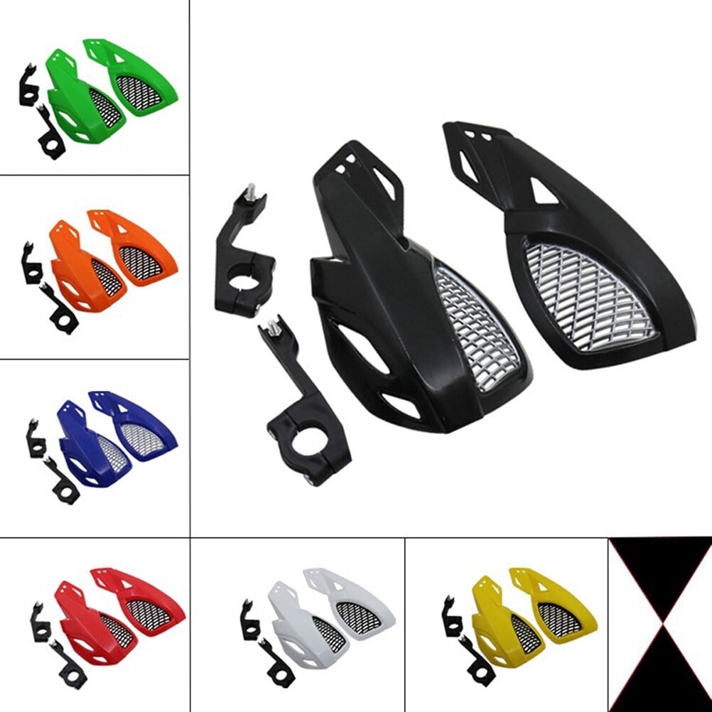 Protect Motorcycle Handlebars Motorbike Handguard Abs White 1 Pair 24.00X12.00X10.00CM White