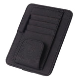 automotive sunglass holder Visor Organizer Black Organizing Driving 1Pack 15.00X12.50X0.60CM Black
