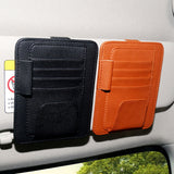 automotive sunglass holder Visor Organizer Black Organizing Driving 1Pack 15.00X12.50X0.60CM Black - Front View