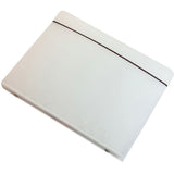 Plastic A5 Cover Round Ring Binder Transparent 1Pack 9.3x7.1x1.6Inch 23.60X18.00X4.00CM Beige