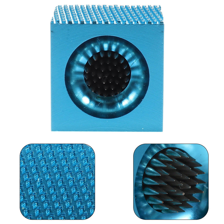 Worgeous Blue Aluminum Alloy Pool Cue Tip Repair and Shaper Tool 1 Trimmer for Billiard Stick Accessories