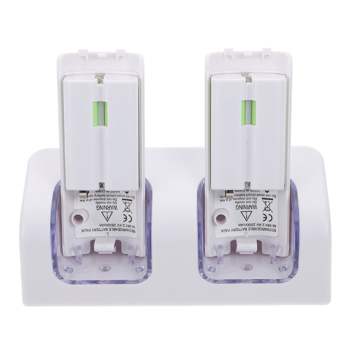 VR Controllers Rechargeable Batteries and Charger White ABS 1 Gaming Accessories 12.5X5.99cm White
