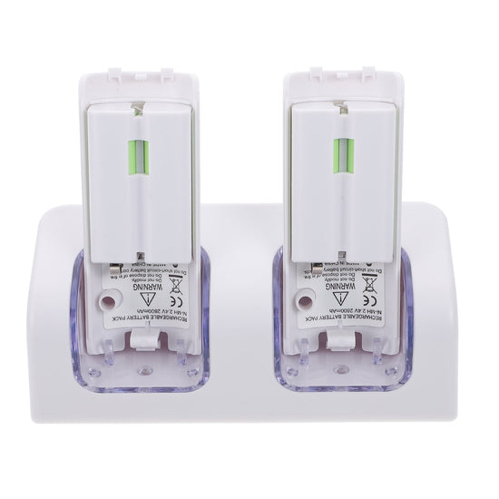 VR Controllers Rechargeable Batteries and Charger White ABS 1 Gaming Accessories 12.5X5.99cm White