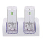 VR Controllers Rechargeable Batteries and Charger White ABS 1 Gaming Accessories 12.5X5.99cm White
