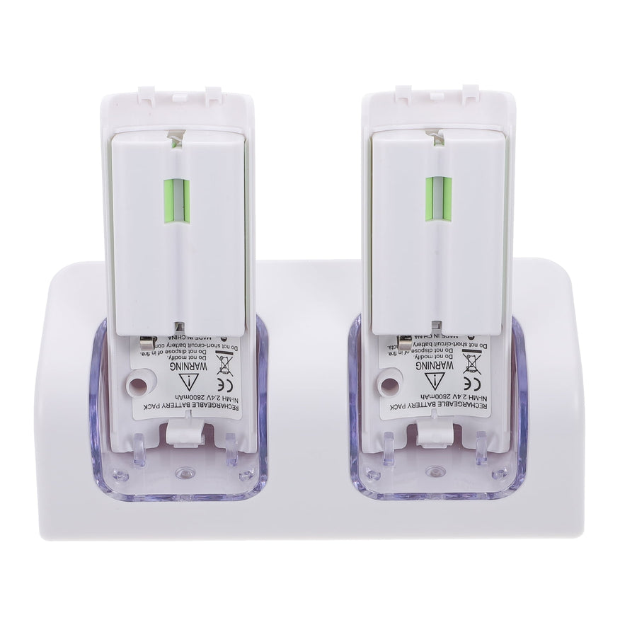 VR Controllers Rechargeable Batteries and Charger White ABS 1 Gaming Accessories 12.5X5.99cm White