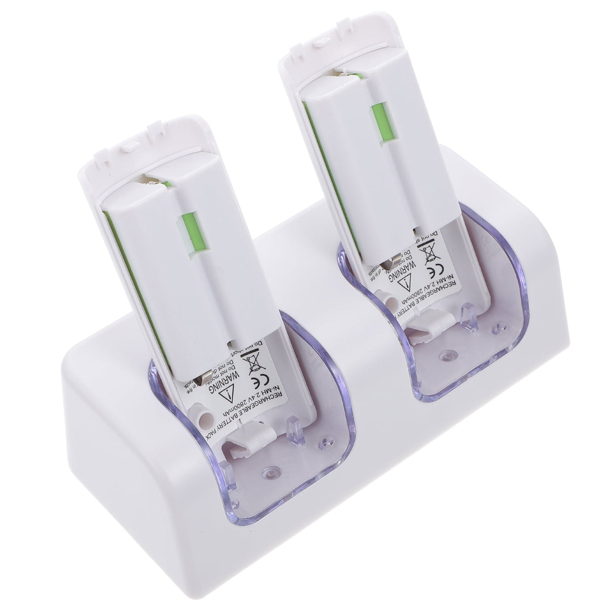 VR Controllers Rechargeable Batteries and Charger White ABS 1 Gaming Accessories 12.5X5.99cm White
