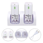 VR Controllers Rechargeable Batteries and Charger White ABS 1 Gaming Accessories 12.5X5.99cm White